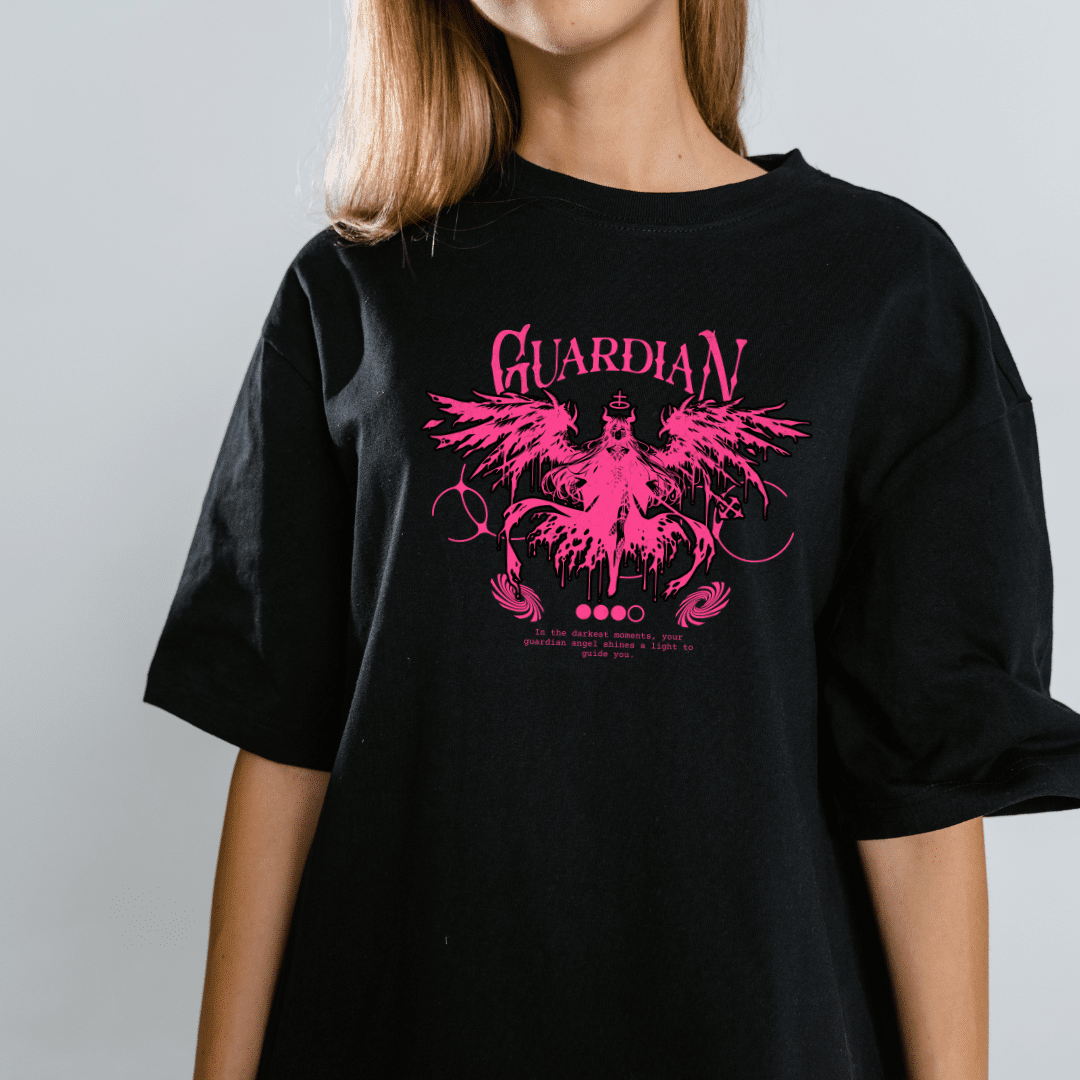 Playera Streetwear Angel Guardian - Camiseta Estilo Streetwear - Imagen 2